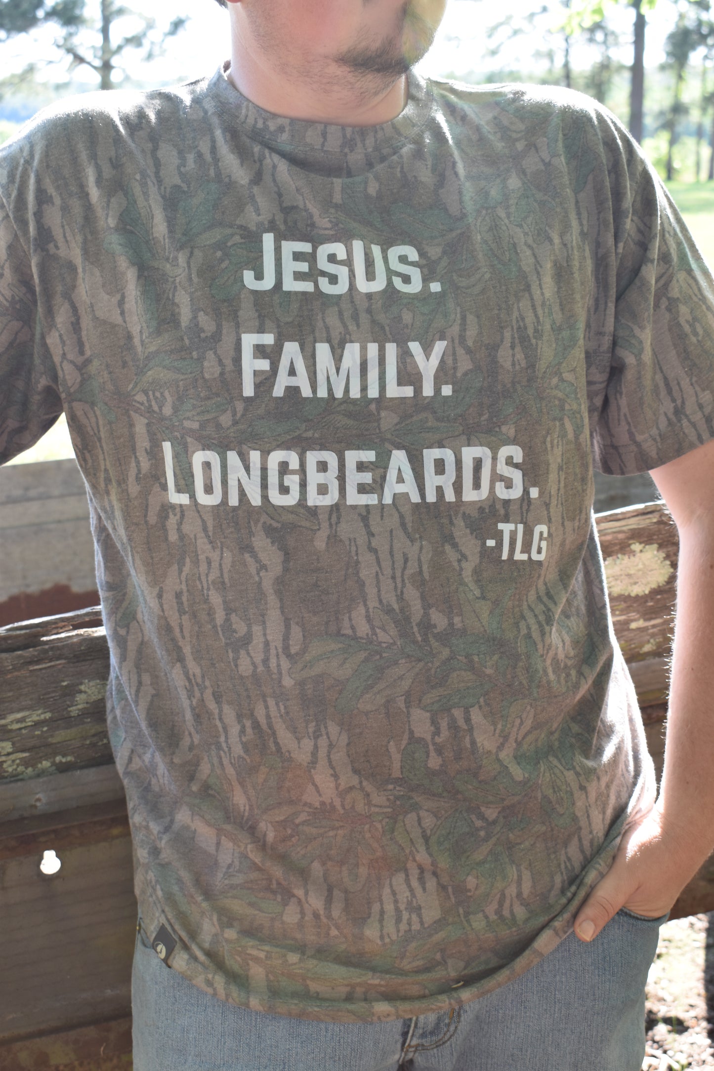 Jesus. Family. Longbeards. Tshirt
